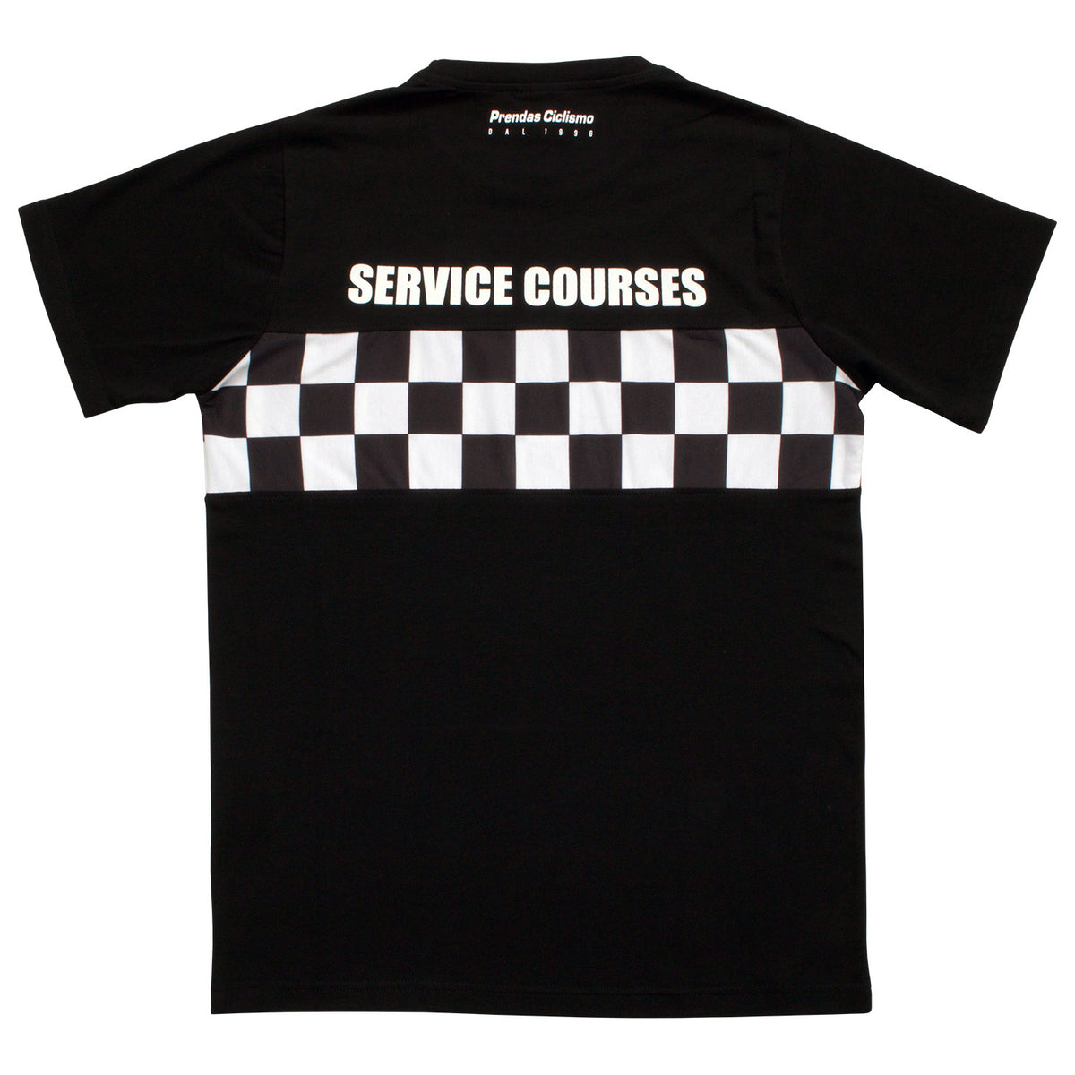 Service Courses Checkerboard Black T-Shirt
