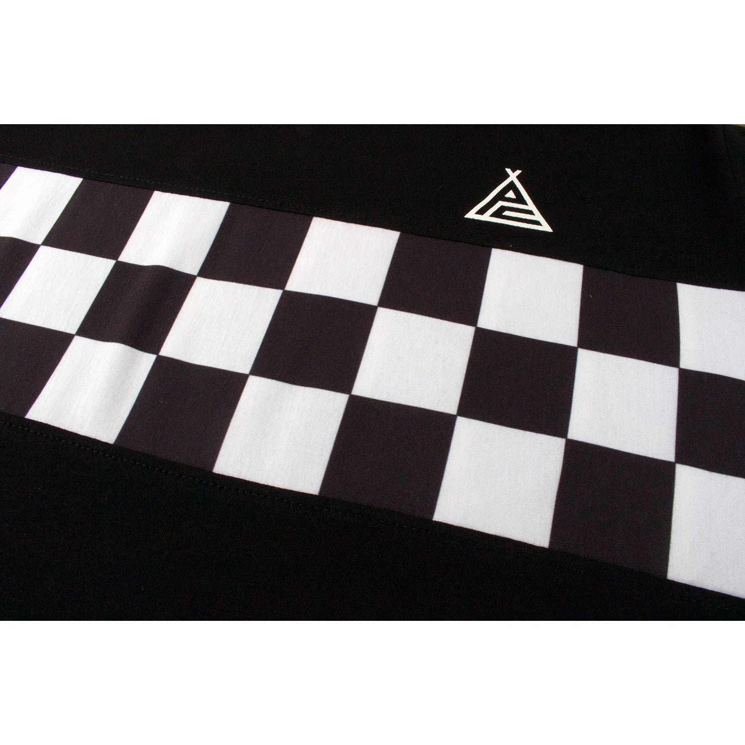 Service Courses Checkerboard Black T-Shirt