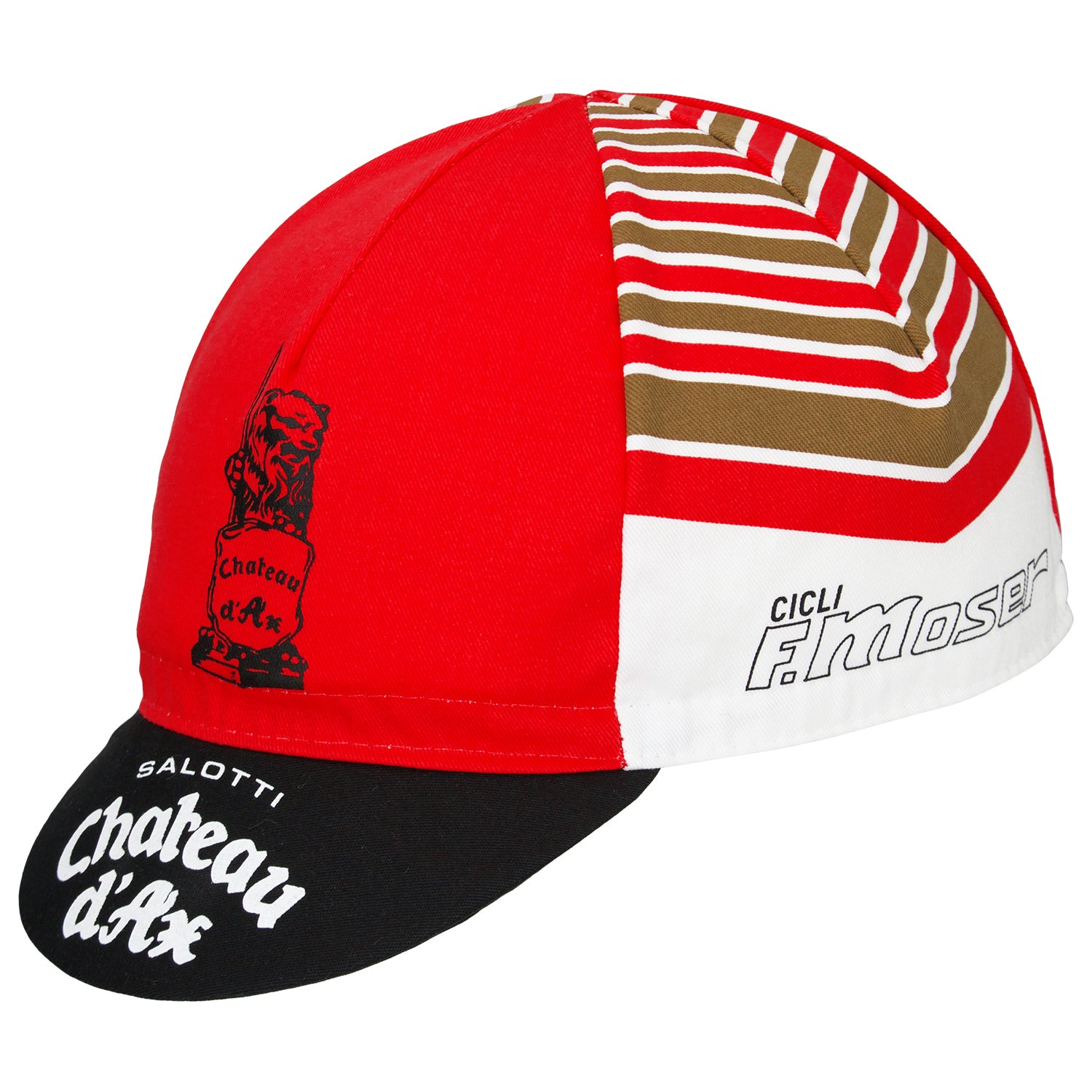 Side view of the Chateaux D'Ax Salotti F. Moser Retro Cotton Cap