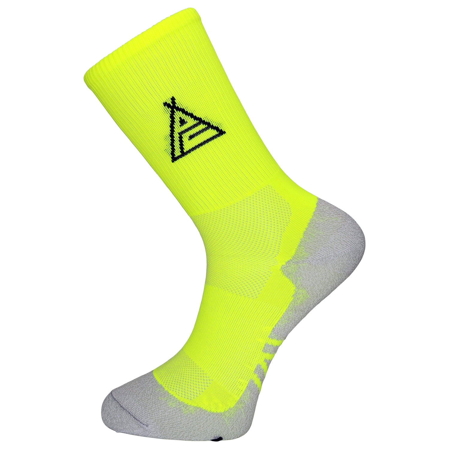 Prendas Spring/Summer Dryarn-Carbon Fluro Yellow Socks