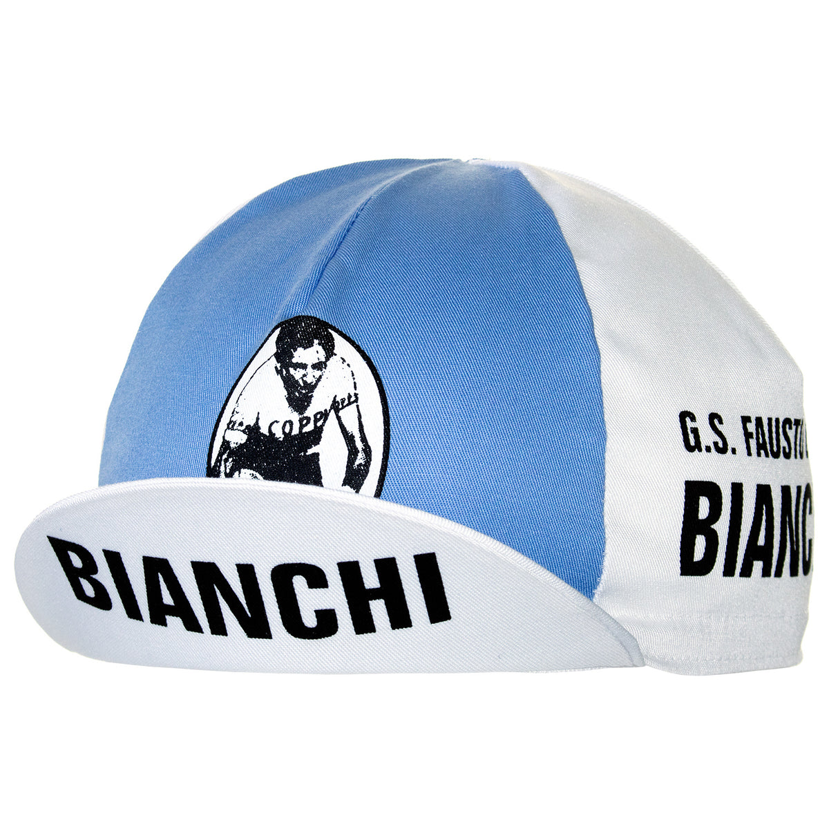 Fausto Coppi Retro Cotton Cycling Cap