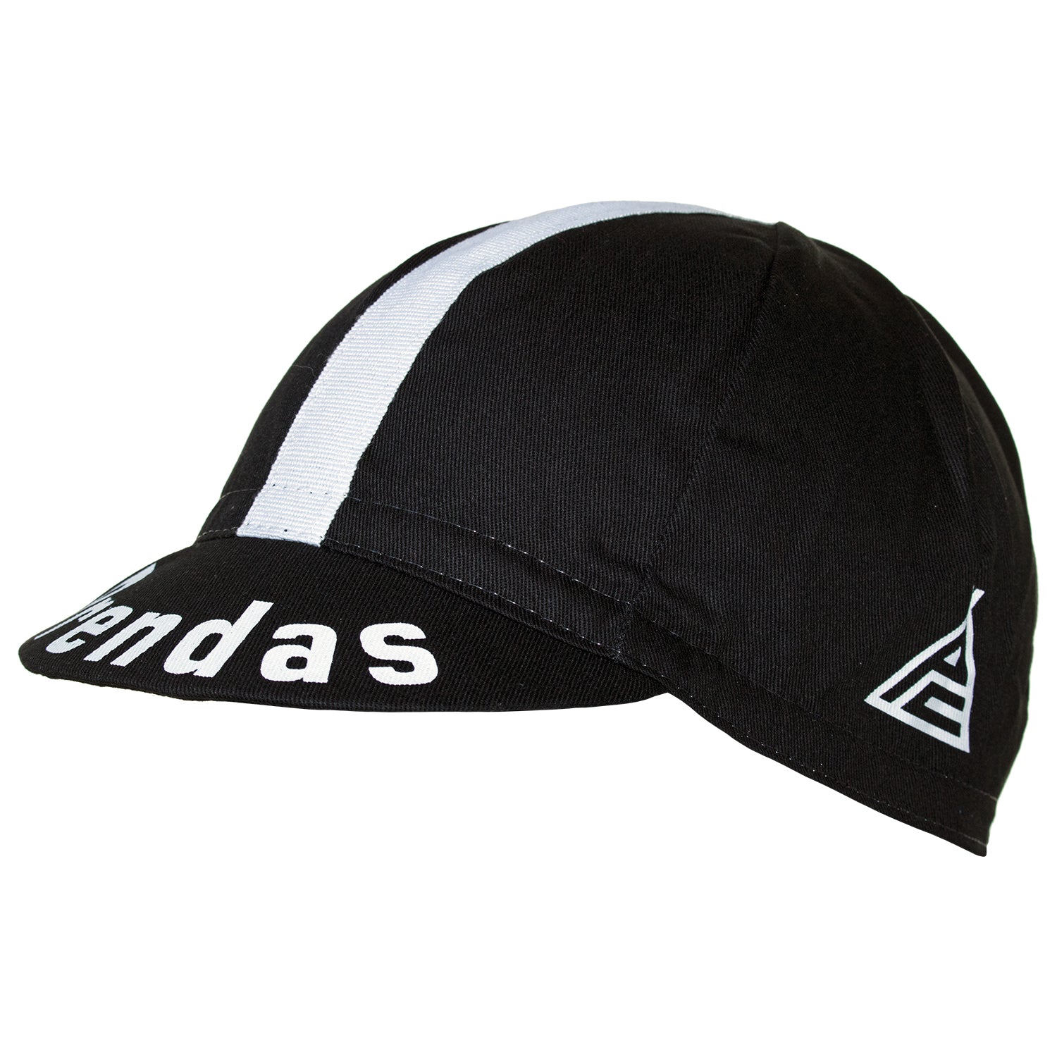 Prendas il Grande Black Cotton Cycling Cap