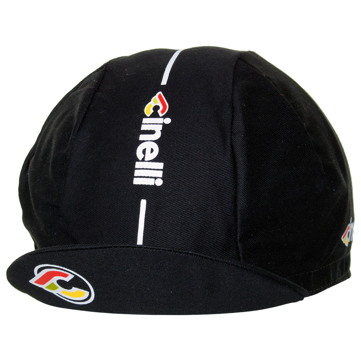 Cinelli Supercorsa Black Cotton Cycling Cap