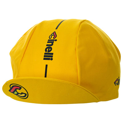 Cinelli Supercorsa Yellow Cotton Cycling Cap