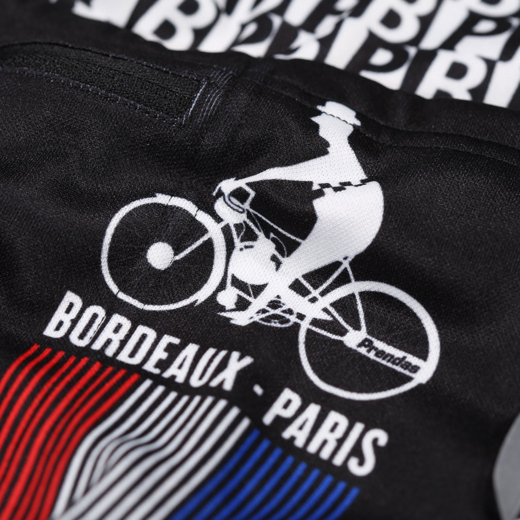 Bordeaux Paris Retro Long Sleeve Jersey