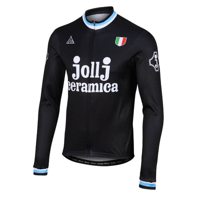 Jollj Ceramica-Padova Retro Long Sleeve Jersey