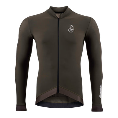 Campagnolo Croce d'Aune Thermal Jersey - Survivor Green