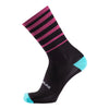 Nalini Gravel Socks - Black/Turqouise/Pink