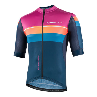 Nalini New Speed Jersey - Blue/Fuchsia/Orange