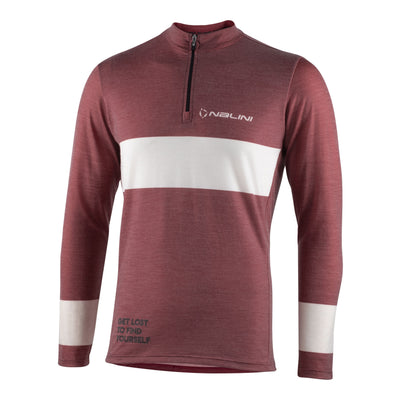 Nalini LS Wool Jersey - Wine Red