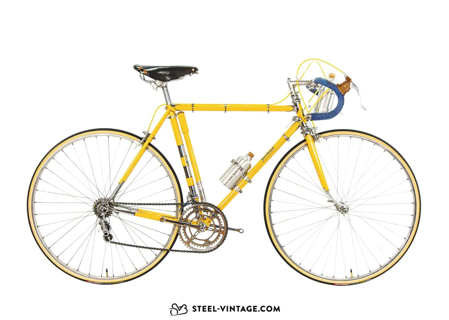 Yellow old fashioned bike deals