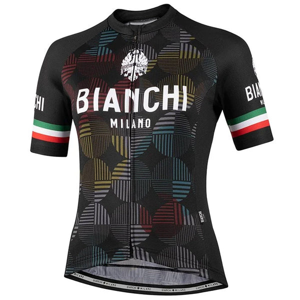 Bianchi Milano Ancipa Women's Black Jersey Prendas Ciclismo