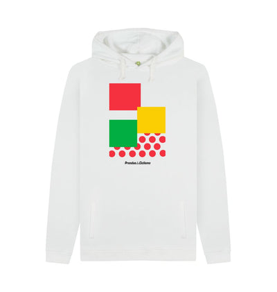 White PRENDAS COMBINATION CLASSIFICATION CELEBRATION HOODIE