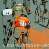 La Doyenne Cycling Poster print Liege Bastogne Liege