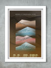 Marmotte - Cycling Poster print