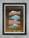 La Marmotte - Cycling Route Poster print