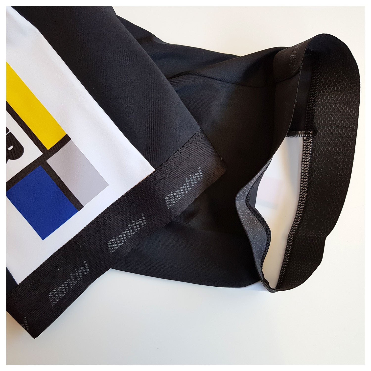 Improved Silicone leg grippers to prevent movement whilst cycling.