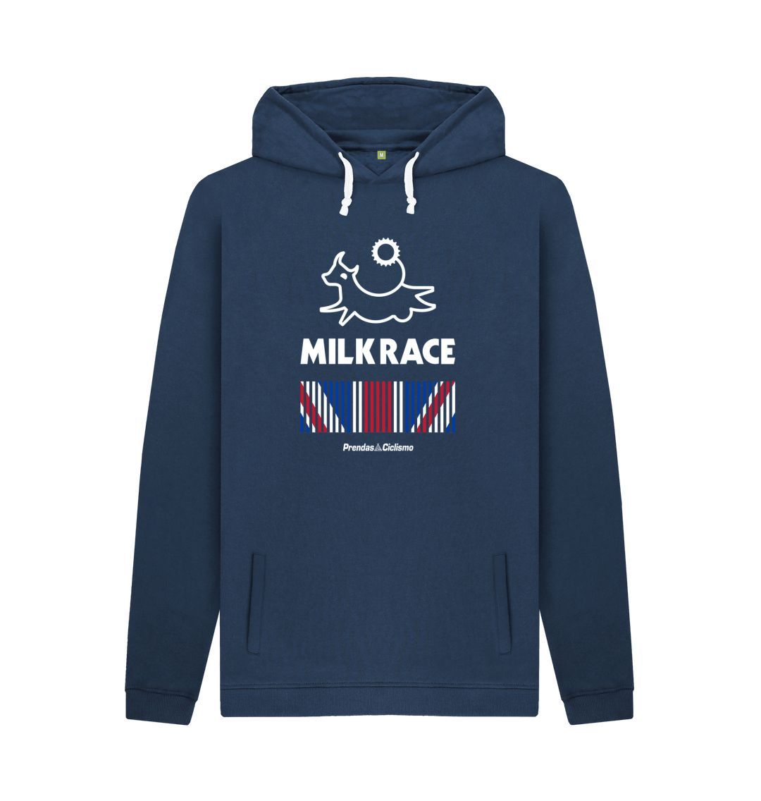 Navy MILK RACE HOODIE