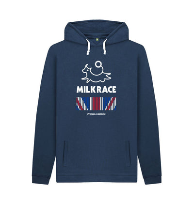 Navy MILK RACE HOODIE