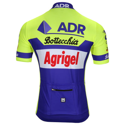 Back of the ADR Agrigel Bottecchia retro jersey by Santini.