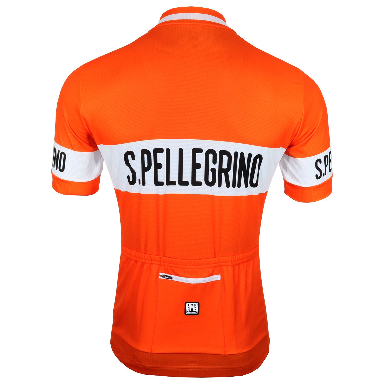 Santini Replica San Pellegrino Retro Cycling Jersey Prendas Ciclismo