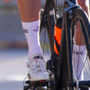 Shutt White Cycling Socks