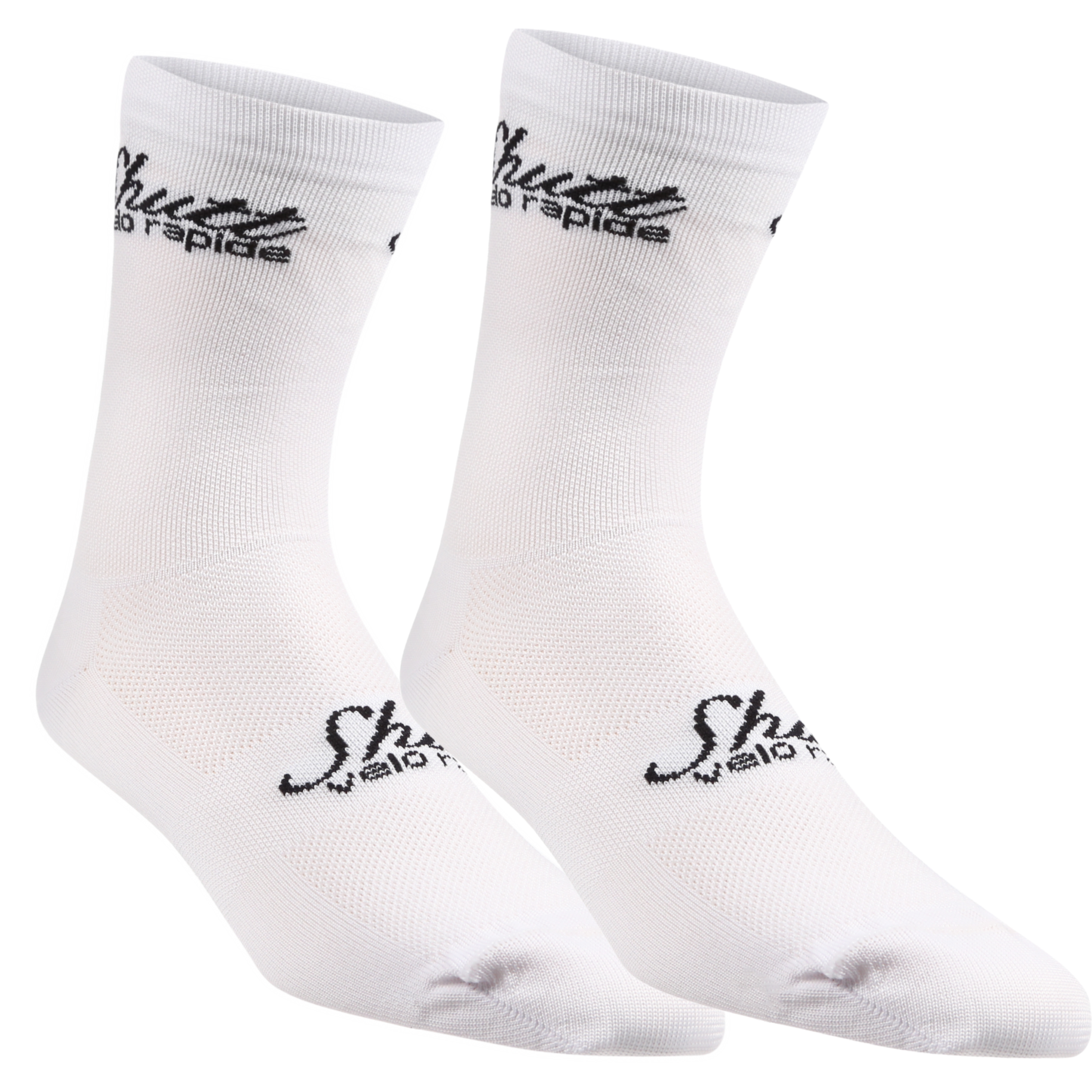 Shutt White Cycling Socks