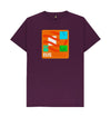 Purple Euskaltel\\Euskadi Abstract Retro Team T-shirt